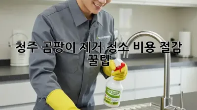 청주 곰팡이 제거 청소: 비용 절감 꿀팁!